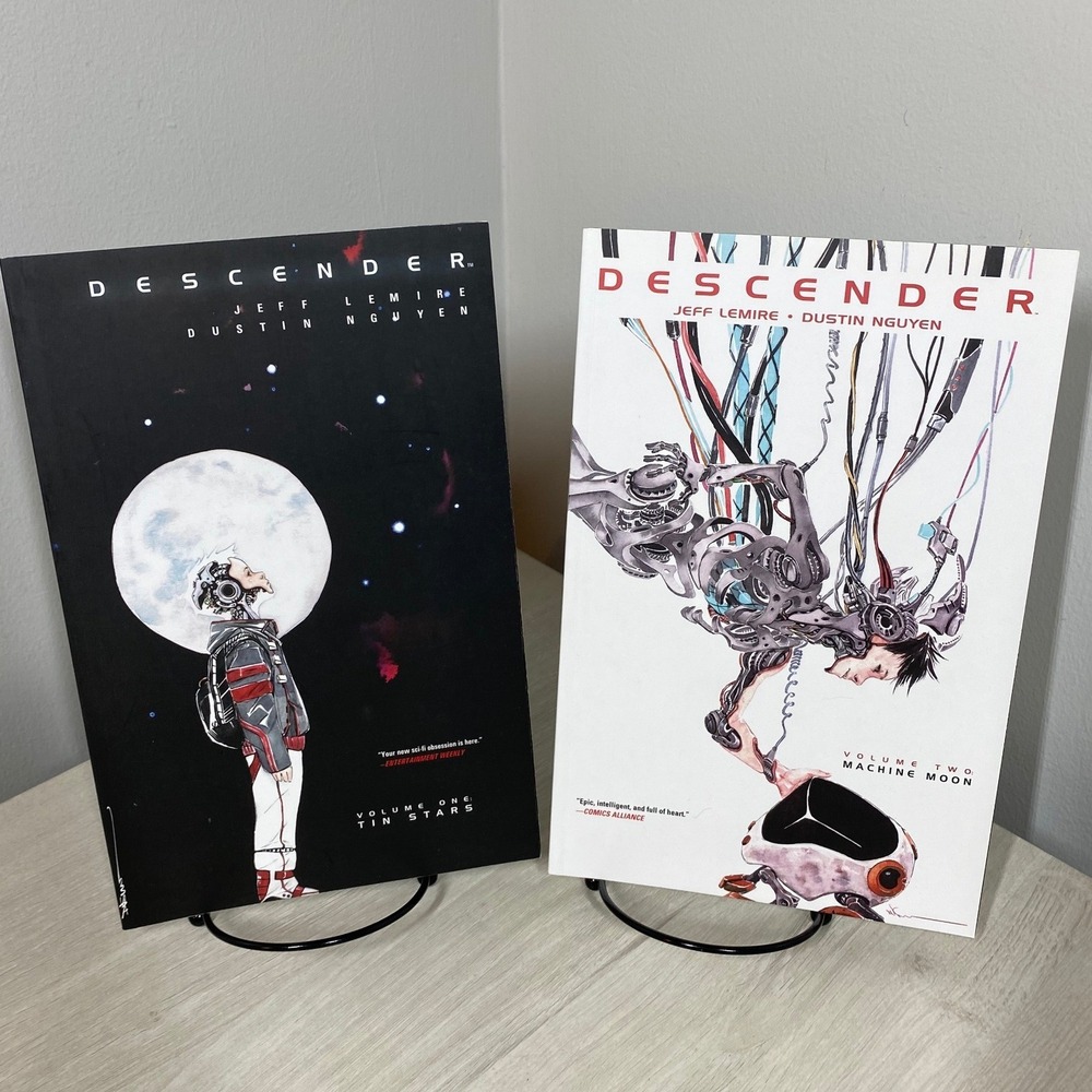 Descender Vol 1 2 TPB Set Image Comics Jeff Lemire Dustin Nguyen SciFi Graphic